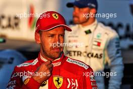 Sebastian Vettel (GER) Ferrari in qualifying parc ferme. 27.04.2019. Formula 1 World Championship, Rd 4, Azerbaijan Grand Prix, Baku Street Circuit, Azerbaijan, Qualifying Day.