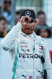 Lewis Hamilton (GBR) Mercedes AMG F1 in qualifying parc ferme. 27.04.2019. Formula 1 World Championship, Rd 4, Azerbaijan Grand Prix, Baku Street Circuit, Azerbaijan, Qualifying Day.