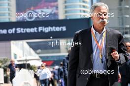 Chase Carey (USA) Formula One Group Chairman. 27.04.2019. Formula 1 World Championship, Rd 4, Azerbaijan Grand Prix, Baku Street Circuit, Azerbaijan, Qualifying Day.