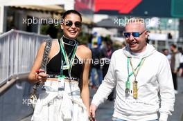Dmitry Mazepin (BLR) Uralchem Chairman (Right). 28.04.2019. Formula 1 World Championship, Rd 4, Azerbaijan Grand Prix, Baku Street Circuit, Azerbaijan, Race Day.