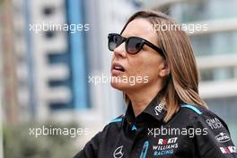 Claire Williams (GBR) Williams Racing Deputy Team Principal. 25.04.2019. Formula 1 World Championship, Rd 4, Azerbaijan Grand Prix, Baku Street Circuit, Azerbaijan, Preparation Day.