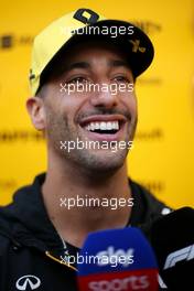 Daniel Ricciardo (AUS), Renault F1 Team  25.04.2019. Formula 1 World Championship, Rd 4, Azerbaijan Grand Prix, Baku Street Circuit, Azerbaijan, Preparation Day.