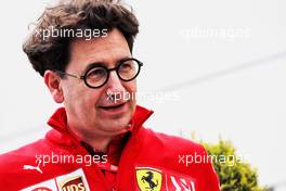 Mattia Binotto (ITA) Ferrari Team Principal. 25.04.2019. Formula 1 World Championship, Rd 4, Azerbaijan Grand Prix, Baku Street Circuit, Azerbaijan, Preparation Day.