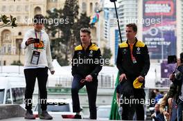Nico Hulkenberg (GER) Renault F1 Team. 25.04.2019. Formula 1 World Championship, Rd 4, Azerbaijan Grand Prix, Baku Street Circuit, Azerbaijan, Preparation Day.