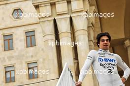 Lance Stroll (CDN) Racing Point F1 Team. 25.04.2019. Formula 1 World Championship, Rd 4, Azerbaijan Grand Prix, Baku Street Circuit, Azerbaijan, Preparation Day.