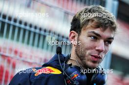 Pierre Gasly (FRA) Red Bull Racing. 18.02.2019. Formula One Testing, Day One, Barcelona, Spain. Monday.