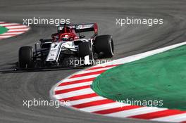 Kimi Raikkonen (FIN) Alfa Romeo Racing C38. 18.02.2019. Formula One Testing, Day One, Barcelona, Spain. Monday.