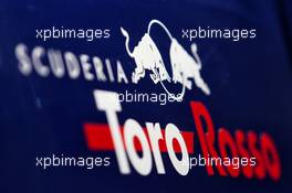 Scuderia Toro Rosso logo. 18.02.2019. Formula One Testing, Day One, Barcelona, Spain. Monday.