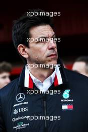 Toto Wolff (GER) Mercedes AMG F1 Shareholder and Executive Director. 18.02.2019. Formula One Testing, Day One, Barcelona, Spain. Monday.