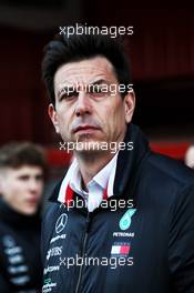 Toto Wolff (GER) Mercedes AMG F1 Shareholder and Executive Director. 18.02.2019. Formula One Testing, Day One, Barcelona, Spain. Monday.
