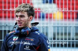 Pierre Gasly (FRA) Red Bull Racing. 18.02.2019. Formula One Testing, Day One, Barcelona, Spain. Monday.