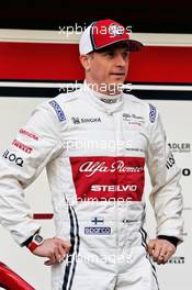 Kimi Raikkonen (FIN) Alfa Romeo Racing. 18.02.2019. Formula One Testing, Day One, Barcelona, Spain. Monday.