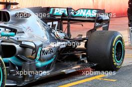 Valtteri Bottas (FIN) Mercedes AMG F1 W10 - rear suspension detail. 18.02.2019. Formula One Testing, Day One, Barcelona, Spain. Monday.