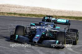 Valtteri Bottas (FIN) Mercedes AMG F1 W10. 18.02.2019. Formula One Testing, Day One, Barcelona, Spain. Monday.