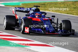 Daniil Kvyat (RUS) Scuderia Toro Rosso STR14. 18.02.2019. Formula One Testing, Day One, Barcelona, Spain. Monday.