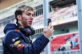 Pierre Gasly (FRA) Red Bull Racing. 18.02.2019. Formula One Testing, Day One, Barcelona, Spain. Monday.