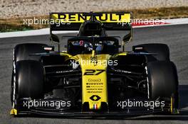 Nico Hulkenberg (GER) Renault Sport F1 Team RS19. 21.02.2019. Formula One Testing, Day Four, Barcelona, Spain. Thursday.