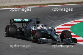 Lewis Hamilton (GBR) Mercedes AMG F1 W10. 21.02.2019. Formula One Testing, Day Four, Barcelona, Spain. Thursday.