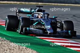 Lewis Hamilton (GBR) Mercedes AMG F1 W10. 21.02.2019. Formula One Testing, Day Four, Barcelona, Spain. Thursday.