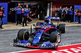 Alexander Albon (THA) Scuderia Toro Rosso STR14. 19.02.2019. Formula One Testing, Day Two, Barcelona, Spain. Tuesday.