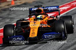 Lando Norris (GBR) McLaren MCL34. 19.02.2019. Formula One Testing, Day Two, Barcelona, Spain. Tuesday.