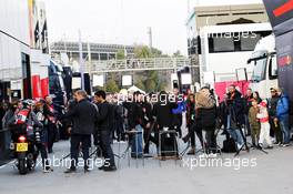 Paddock atmosphere. 19.02.2019. Formula One Testing, Day Two, Barcelona, Spain. Tuesday.