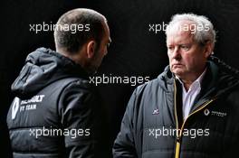 (L to R): Cyril Abiteboul (FRA) Renault Sport F1 Managing Director with Jerome Stoll (FRA) Renault Sport F1 President. 19.02.2019. Formula One Testing, Day Two, Barcelona, Spain. Tuesday.