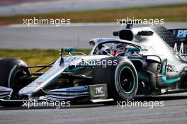 Lewis Hamilton (GBR) Mercedes AMG F1 W10. 19.02.2019. Formula One Testing, Day Two, Barcelona, Spain. Tuesday.