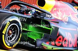 Pierre Gasly (FRA) Red Bull Racing RB15 - flow-vis paint. 19.02.2019. Formula One Testing, Day Two, Barcelona, Spain. Tuesday.