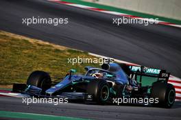 Lewis Hamilton (GBR) Mercedes AMG F1 W10. 20.02.2019. Formula One Testing, Day Three, Barcelona, Spain. Wednesday.