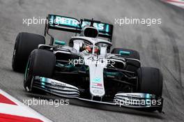 Lewis Hamilton (GBR) Mercedes AMG F1 W10. 20.02.2019. Formula One Testing, Day Three, Barcelona, Spain. Wednesday.