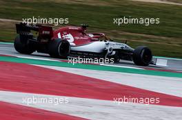 Kimi Raikkonen (FIN) Alfa Romeo Racing C38. 20.02.2019. Formula One Testing, Day Three, Barcelona, Spain. Wednesday.