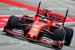 Sebastian Vettel (GER) Ferrari SF90. 20.02.2019. Formula One Testing, Day Three, Barcelona, Spain. Wednesday.