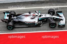 Lewis Hamilton (GBR) Mercedes AMG F1 W10. 20.02.2019. Formula One Testing, Day Three, Barcelona, Spain. Wednesday.