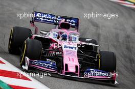 Sergio Perez (MEX) Racing Point F1 Team RP19. 20.02.2019. Formula One Testing, Day Three, Barcelona, Spain. Wednesday.