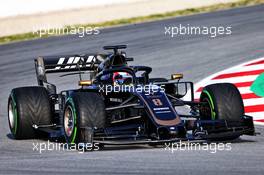 Romain Grosjean (FRA) Haas F1 Team VF-19. 01.03.2019. Formula One Testing, Day Four, Barcelona, Spain. Friday.