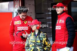 Mattia Binotto (ITA) Ferrari Team Principal (Left) with John Elkann (ITA) FIAT Chrysler Automobiles Chairman. 01.03.2019. Formula One Testing, Day Four, Barcelona, Spain. Friday.