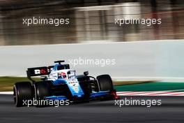 George Russell (GBR) Williams Racing FW42. 28.02.2019. Formula One Testing, Day Three, Barcelona, Spain. Thursday.