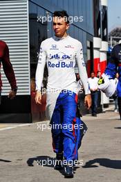 Alexander Albon (THA) Scuderia Toro Rosso. 28.02.2019. Formula One Testing, Day Three, Barcelona, Spain. Thursday.