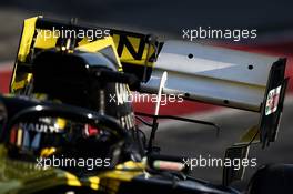 Nico Hulkenberg (GER) Renault Sport F1 Team RS19 - rear wing. 28.02.2019. Formula One Testing, Day Three, Barcelona, Spain. Thursday.