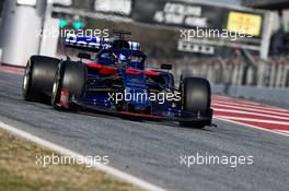 Alexander Albon (THA) Scuderia Toro Rosso STR14. 28.02.2019. Formula One Testing, Day Three, Barcelona, Spain. Thursday.