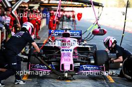 Lance Stroll (CDN) Racing Point F1 Team RP19. 28.02.2019. Formula One Testing, Day Three, Barcelona, Spain. Thursday.