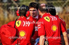 Charles Leclerc (MON) Ferrari stops on the circuit. 28.02.2019. Formula One Testing, Day Three, Barcelona, Spain. Thursday.