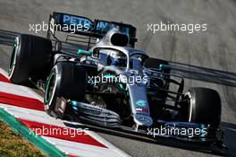 Valtteri Bottas (FIN) Mercedes AMG F1 W10. 28.02.2019. Formula One Testing, Day Three, Barcelona, Spain. Thursday.