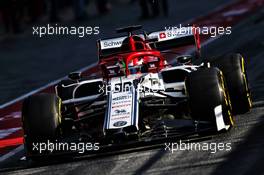 Antonio Giovinazzi (ITA) Alfa Romeo Racing C38. 28.02.2019. Formula One Testing, Day Three, Barcelona, Spain. Thursday.