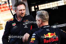 (L to R): Christian Horner (GBR) Red Bull Racing Team Principal with Jonathan Wheatley (GBR) Red Bull Racing Team Manager. 26.02.2019. Formula One Testing, Day One, Barcelona, Spain. Tuesday.