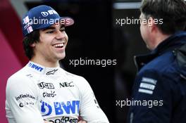 (L to R): Lance Stroll (CDN) Racing Point F1 Team with Bradley Joyce (GBR) Racing Point Force India F1 Race Engineer. 26.02.2019. Formula One Testing, Day One, Barcelona, Spain. Tuesday.