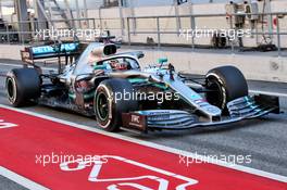 Lewis Hamilton (GBR) Mercedes AMG F1 W10. 26.02.2019. Formula One Testing, Day One, Barcelona, Spain. Tuesday.