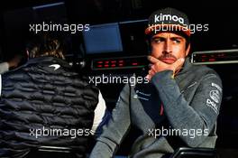 (L to R): Zak Brown (USA) McLaren Executive Director with Fernando Alonso (ESP) McLaren. 26.02.2019. Formula One Testing, Day One, Barcelona, Spain. Tuesday.
