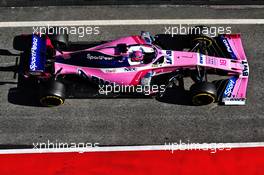 Lance Stroll (CDN) Racing Point F1 Team RP19. 26.02.2019. Formula One Testing, Day One, Barcelona, Spain. Tuesday.